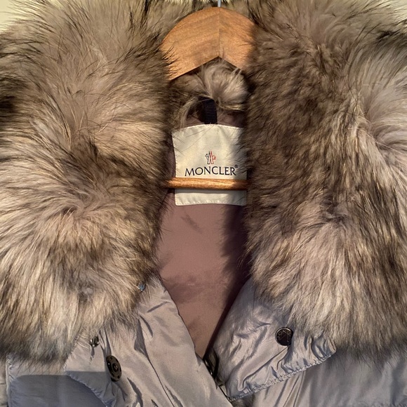 Moncler Jackets & Blazers - Moncler knee-length down and raccoon-fur coat